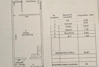 COMISON 0! Apartament la casa cu 3 camere 85 mp la cheie Turnisor - 7