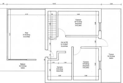 Casa 3 camere si teren 4873 mp in Pietroasa, Moldovenesti - 11