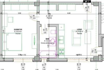 Apartament cu 2 camere decomandat în Rădăuți