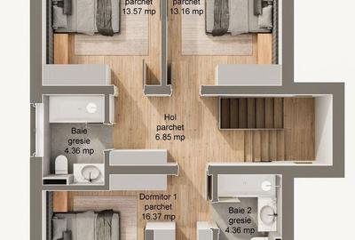 Casă cu 5 camere cu Teren 340 Mp în Șura Mare