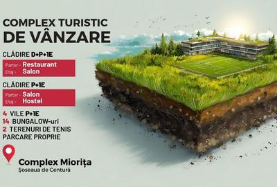 Complex turistic de vanzare, afacere functionala, Comuna Berceni