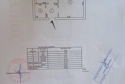 CENTRU CIVIC -apartament 1 camera decomandat CENTRU CIVIC -apartament 1 camera decomandat - 2