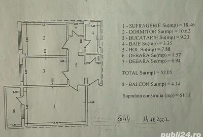 Apartament 2 camere mobilat, utilat de vanzare - 8
