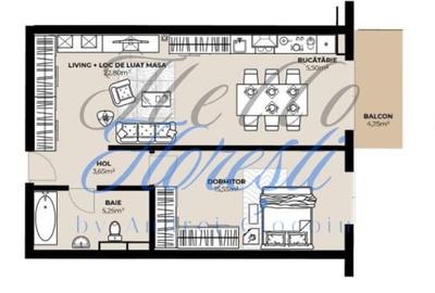 Apartament 2 camere , 48 MP, Ansamblu in constructie, zona Bulgaria, Cluj - 2