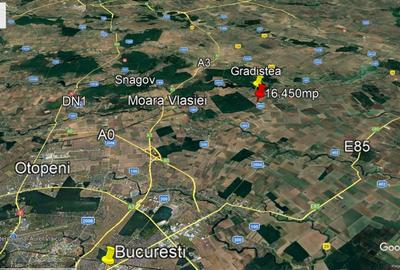 Teren agricol extravilan de 16450 mp, în Grădiștea - 3