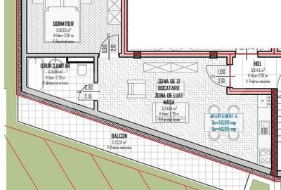 Apartament 2 camere, 41mp, bloc nou, zona Regal, Baciu