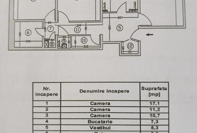 Apartament cu 3 camere decomandat în Rahova - 2