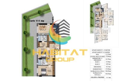 3 camere + curte proprie 111mp - langa parc - 6