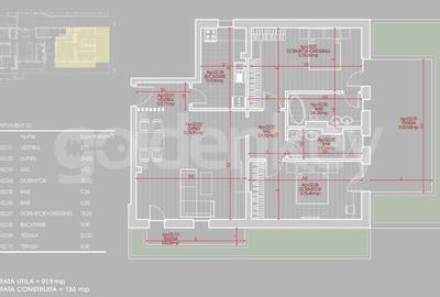 Apartament premium 3 camere | bloc boutique | 25mp terasa - 15