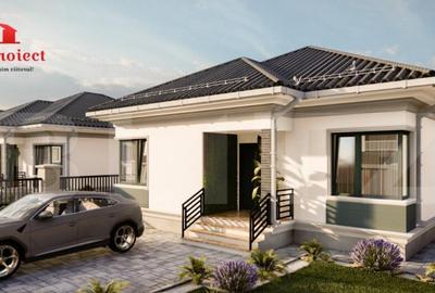 Casa la rosu de vanzare, 3 camere, 109 mp, 5 ari teren, Bist - 17