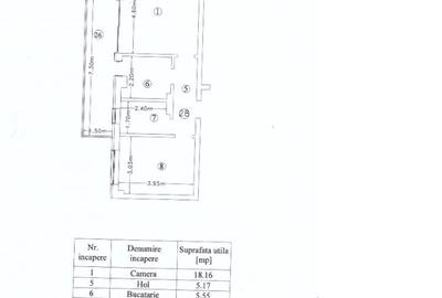 Apartament cu 2 camere decomandat în Copou