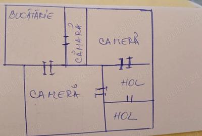 Casă cu 2 camere în Hărmăneștii Vechi - 1