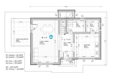 Casa de vanzare P+1, 120 mp, individuala, zona Dorobanti - 11