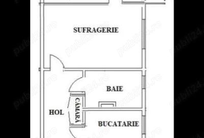 Apartament cu 3 camere semidecomandat în Central - 6