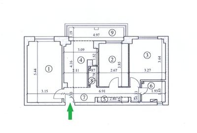 Apartament cu 3 camere decomandat în Astra - 13