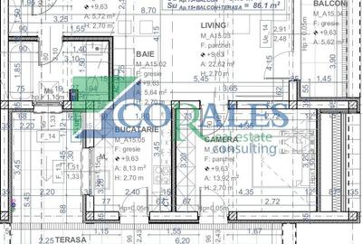 Apartament cu 2 camere decomandat în Șagului - 15