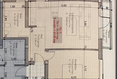 Apartament 2 camere, 41 mp, zona Independentei - 1