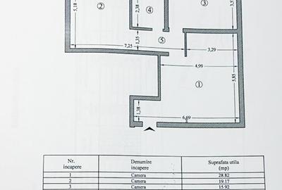 3 camere 75mp  Palas Mall Etajul 1 Bloc 2016 - 2