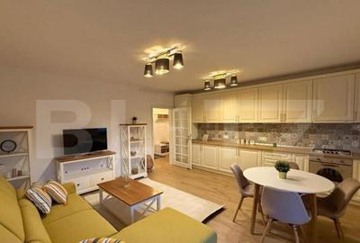 Apartament cu 2 camere + birou mobilat si utilat complet, 56 - 6