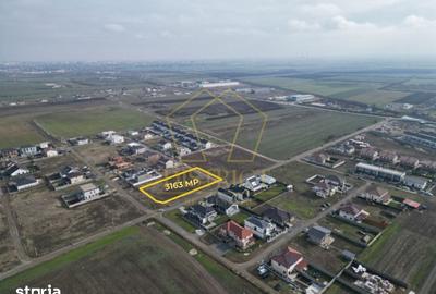 Teren de 3163 mp, în Giroc - 3