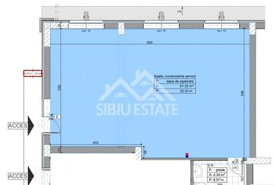 Spatiu Comercial Finisat 65 mp, curte proprie 78 mp, 2 parcari - 6