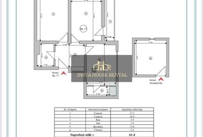 Apartament 67 mp Brasov Vechi PANORAMIC VIEW *IDEAL INVESTITIE* - 11
