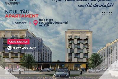 Apartament cu 3 camere în Vasile Alecsandri