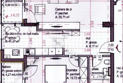 Apartament 2 camere decomandat, 58,7 mp utili + doua balcone, zona Iulius Mall - 1
