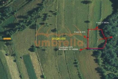 Teren Construcții extravilan de 1500 mp, în Mărișel