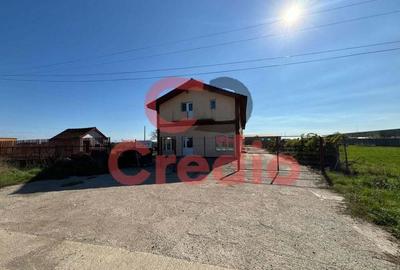TM-Sacalaz,cladire solida cu teren 2300mp cu dublu front la DN - 1