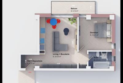 Ap 2 camere,50 mp,67500 euro la 10 minute de Jumbo - 5