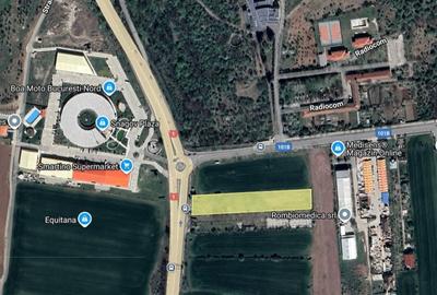 5000 mp!!! Intravilan Snagov Plaza,  28 ml - deschidere DN1 - 2