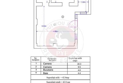 Apartament cu 3 camere semidecomandat în Dorobanți - 4