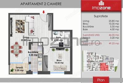 Apartament cu 2 camere decomandat în Drumul Taberei - 1