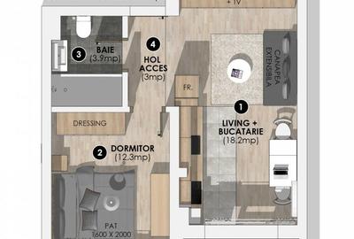 Inchiriez apartament 2 camere LUX - 6