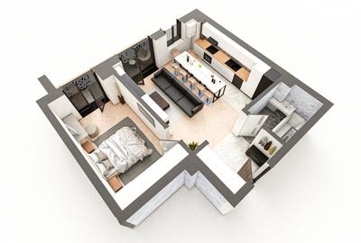 BRAUS CONFORT - Apartament Tip C – 2 Camere - 4