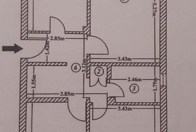 Apartament cu 3 camere decomandat în Berca - 2