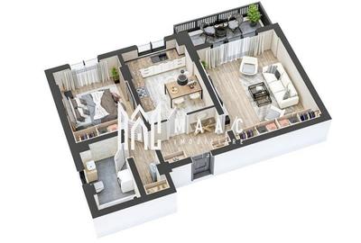 Apartament cu 2 camere decomandat în Hipodrom 3 - 3