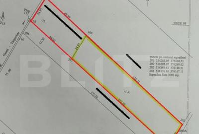 Teren de 4230 mp, în Central
