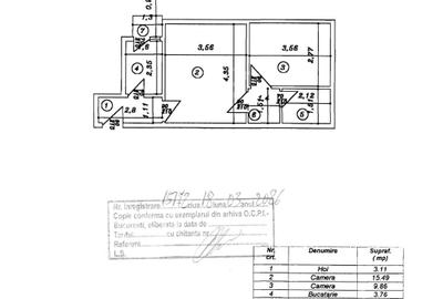 Apartament cu 2 camere semidecomandat în Eroii Revoluției - 3