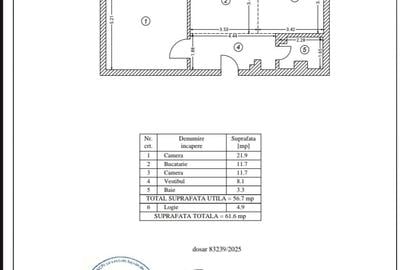 Apartament cu 2 camere semidecomandat, mobilat în Unirii - 13