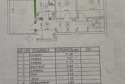 Apartament cu 3 camere decomandat, mobilat în Alexandru Obregia - 12