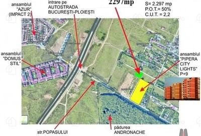 Teren dezvoltare 2297mp - Pipera / Popasului - 2