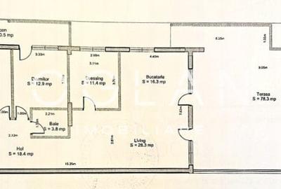 Penthouse 4 cam, terasa 78 mp, D-na Stanca, COMISION 0% - 19