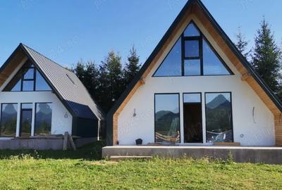 Cabana A Frame cu 3 Dormitoare - Casa de Vacanta cu Teren Valea Doftanei - 1