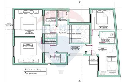 De vanzare | Teren + constructie autorizata S+P+2+M | Dorobanti - 6