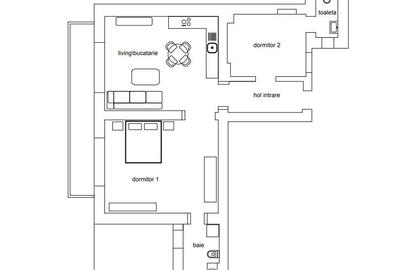 Apartament cu 3 camere, mobilat în Ultracentral - 17