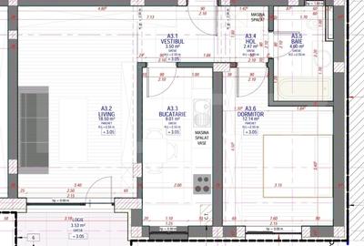 Apartament 2 camere, 50 mp, zona Mehala - 5