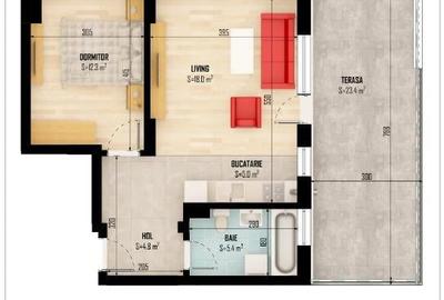 Apartament 2 camere+terasa generoasa-Sos. Alexandriei Mc Donald's - 12