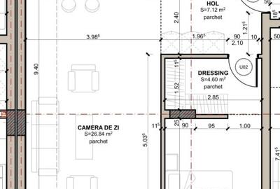 Apartament de 2 camere, 67.66 mp utili,semifinisat, Zona Eroilor, Floresti - 1
